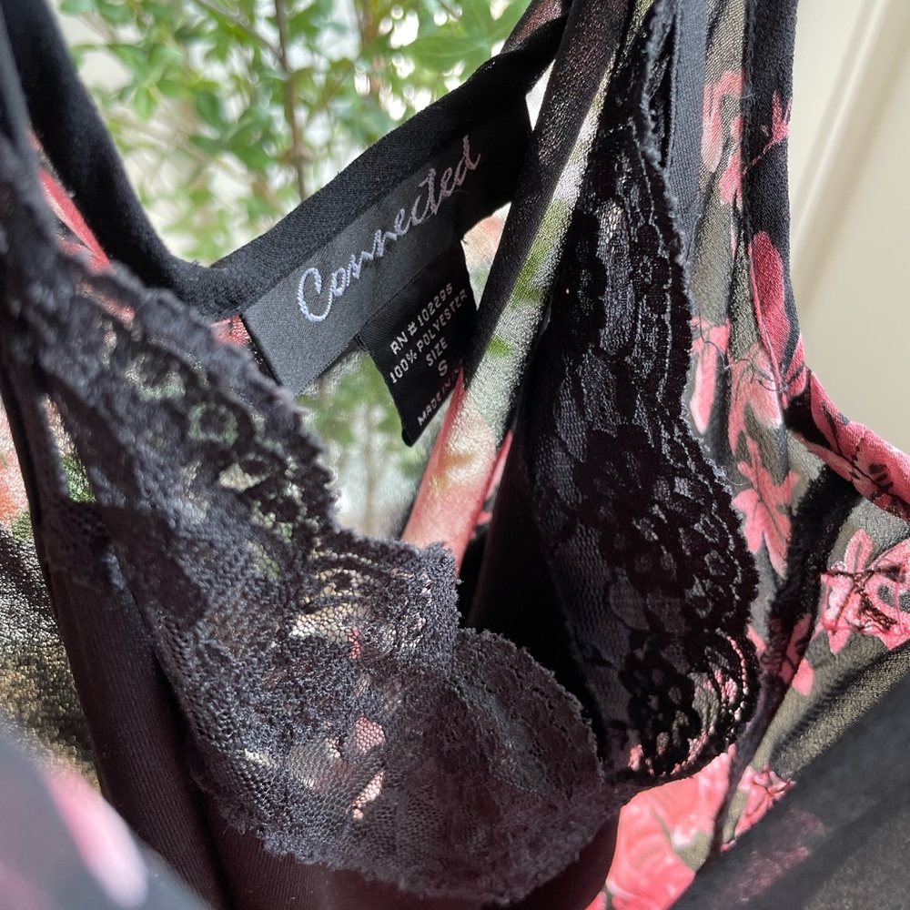 Vintage Connected Y2K Floral Sequin Slip Dress - Picture 14 of 16